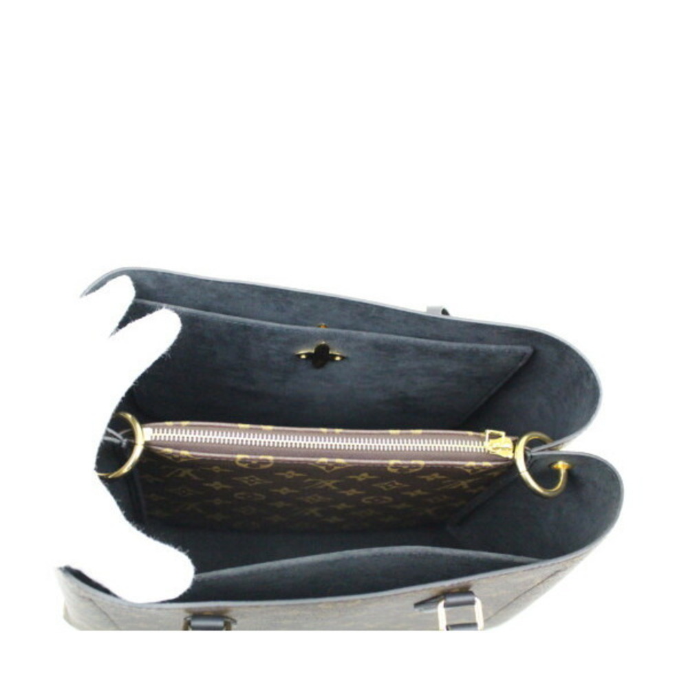 LOUIS VUITTON Flower Tote Monogram Noir Black Canvas Bag - Picture 5 of 7